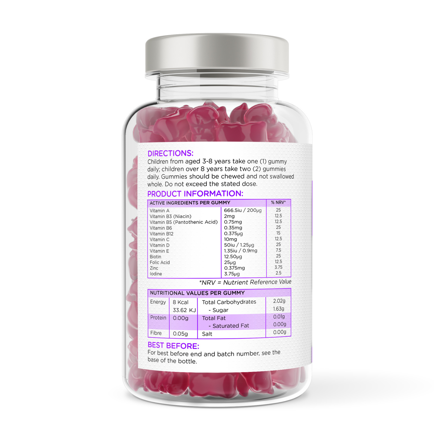 GrowBright Kids Multivitamins