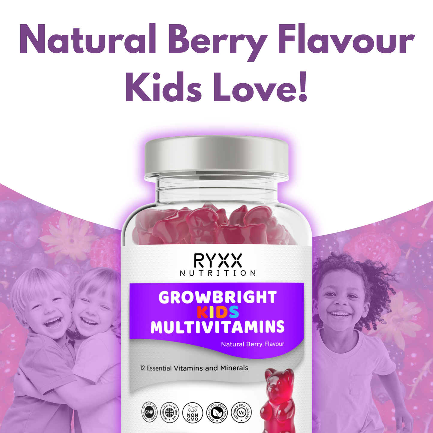 GrowBright Kids Multivitamins