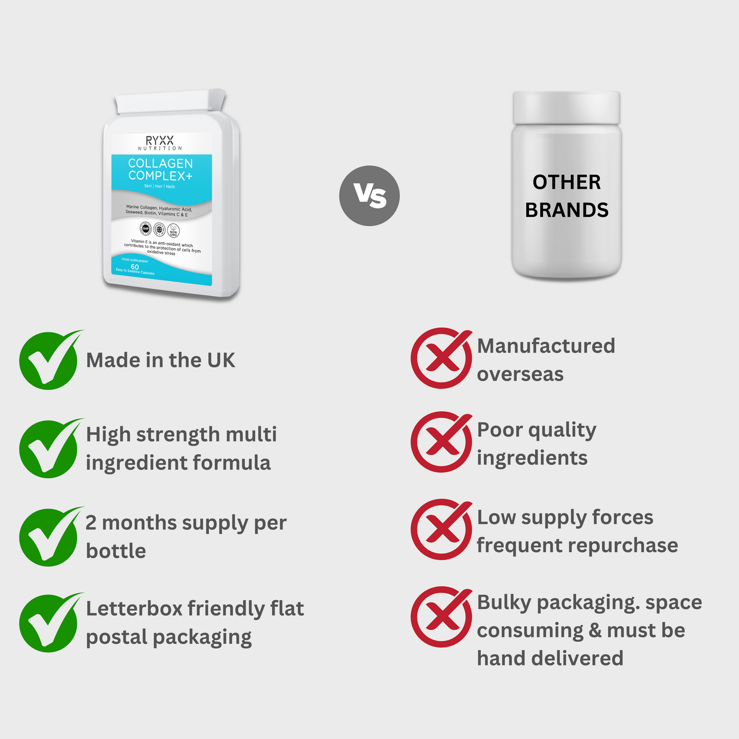 6 Month Supply - Collagen Complex + (3 Pack)