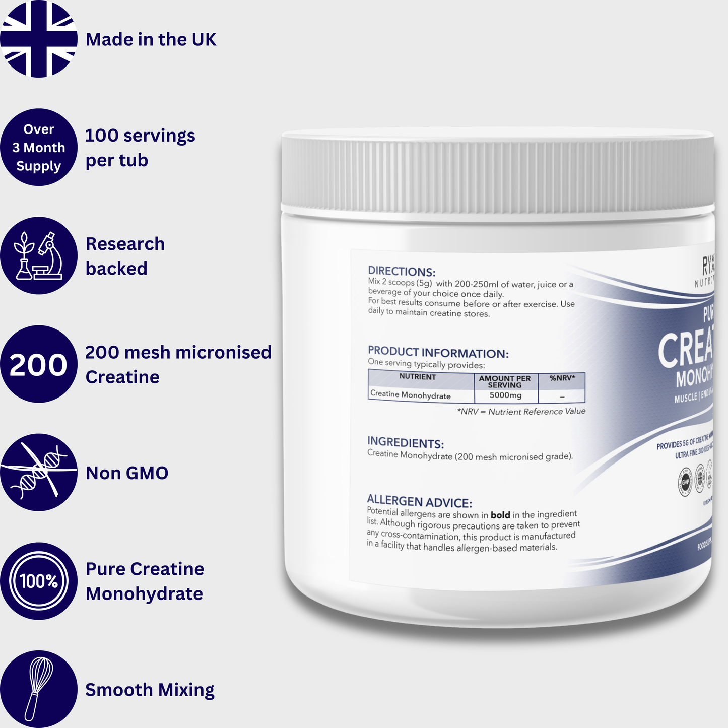 Pure Creatine Monohydrate