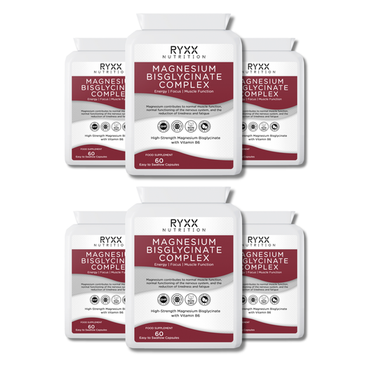 6 Month Supply - Magnesium Bisglycinate Complex (6 Pack)
