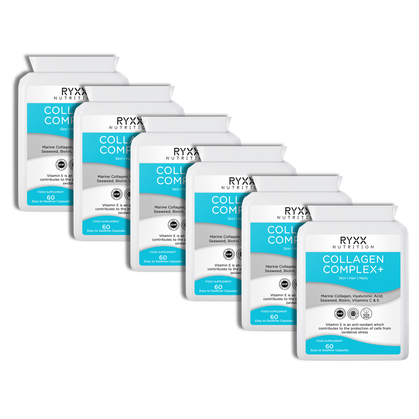 1 Year Supply - Collagen Complex + (6 Pack)