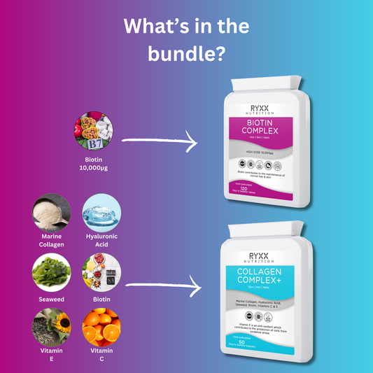 Glow Up Bundle - Collagen Complex+ & Biotin Complex