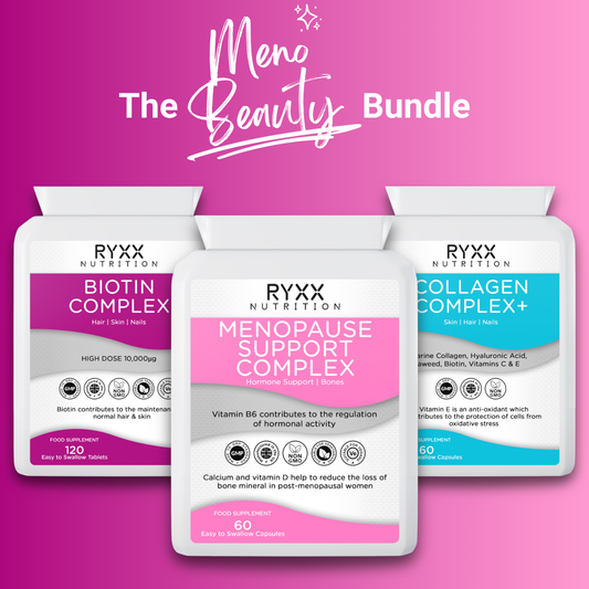 Meno Beauty Bundle - Menopause Support Complex & Collagen Complex+ & Biotin Complex