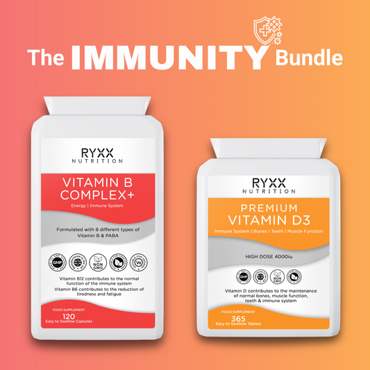 Immunity Bundle - Vitamin B Complex & Premium Vitamin D3