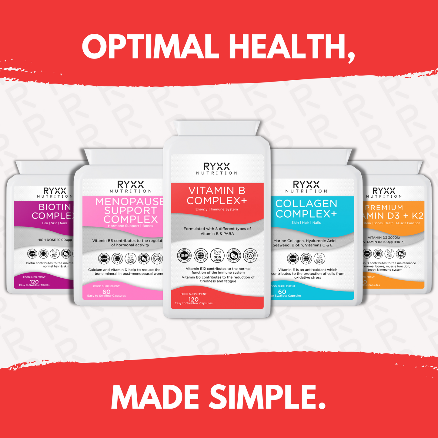 1 Year Supply - Vitamin B Complex (3 Pack)