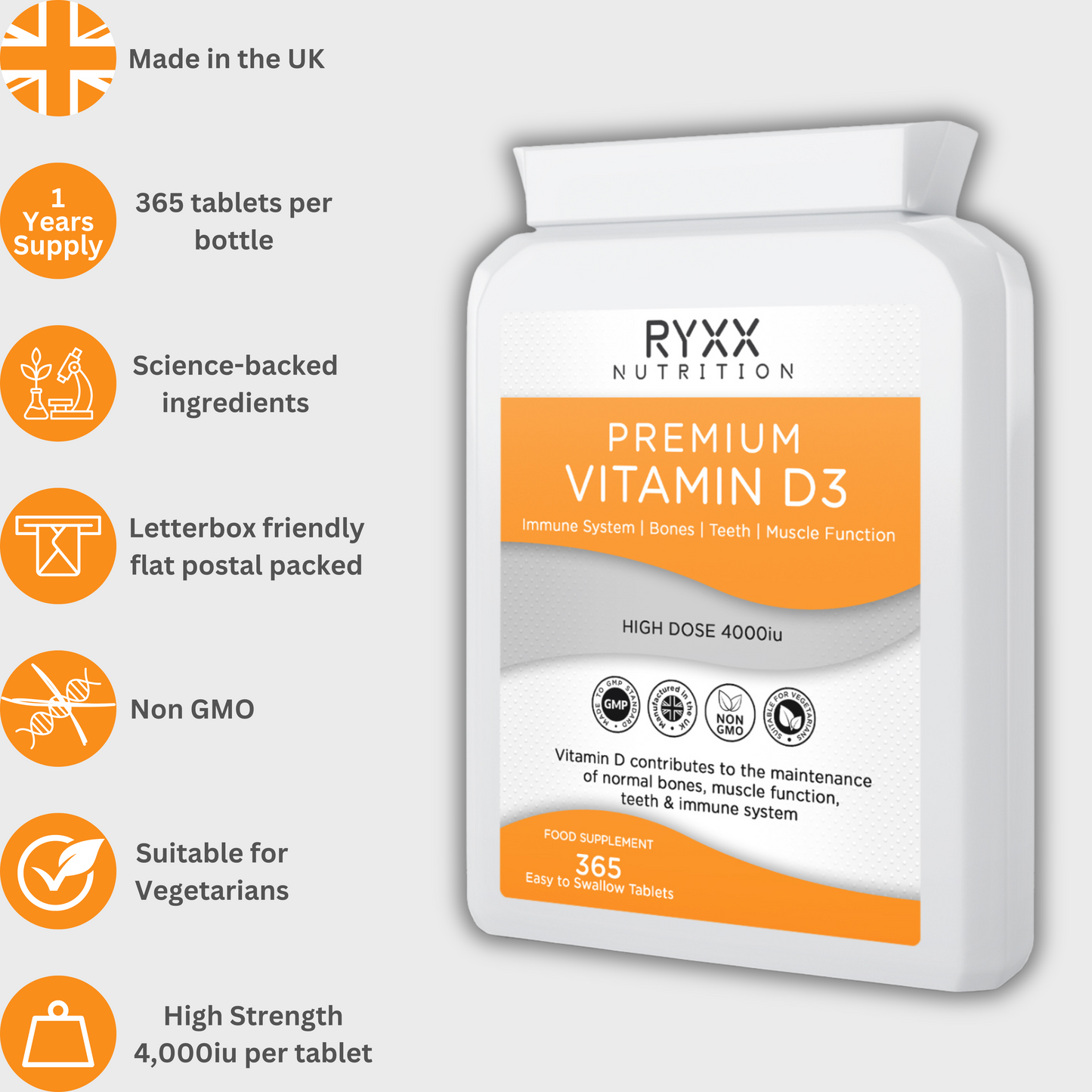 Premium Vitamin D3 4000iu