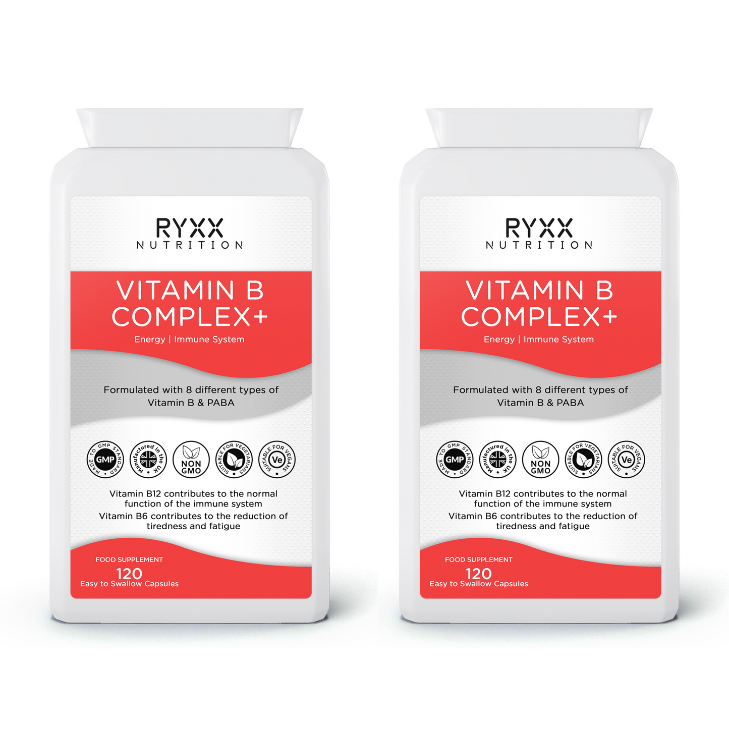 8 Month Supply - Vitamin B Complex (2 Pack)