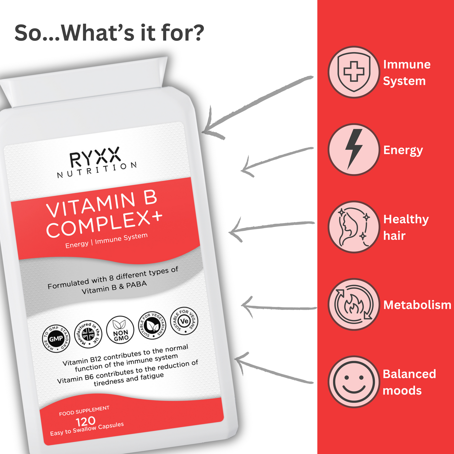 1 Year Supply - Vitamin B Complex (3 Pack)