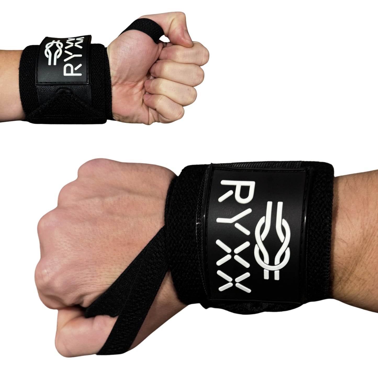 Weightlifting Wrist Wraps - 24" Heavy-Duty - One Size Fits All