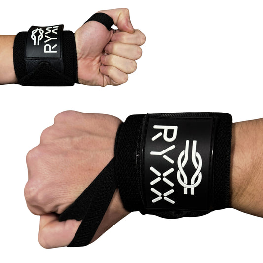 Weightlifting Wrist Wraps - 24" Heavy-Duty - One Size Fits All