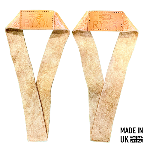 Premium Leather Lifting Straps - Max Comfort